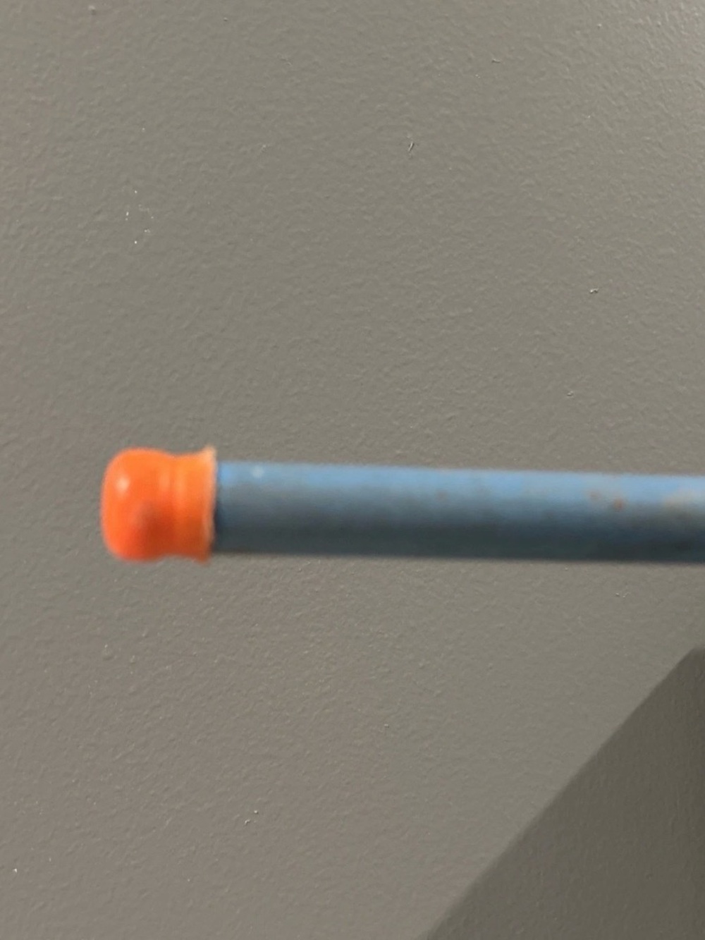 Fisher-Price Corn Popper Push Pull Toy RD1958 Blue Handle Red Wheels - Picture 7 of 7
